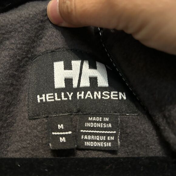 Helly Hansen Full Zip Mock Neck Fleece Vest  Womens Medium Gray Outdoor Hiking - Picture 6 of 7